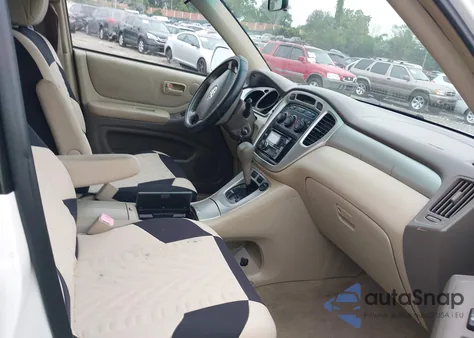 2007 Toyota Highlander V6 z USA, uszkodzony, nr VIN JTEEP21A370205600